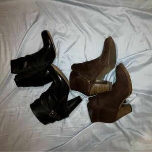 Set of two ankle boots!